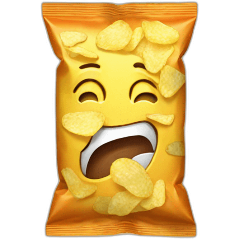 packet of crisps emoji