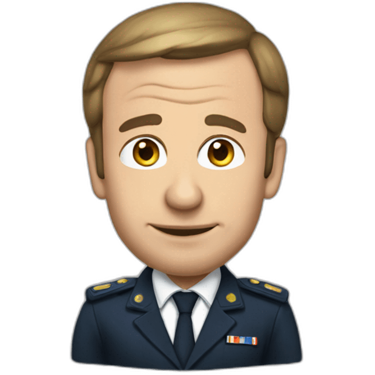 Macron énervé emoji