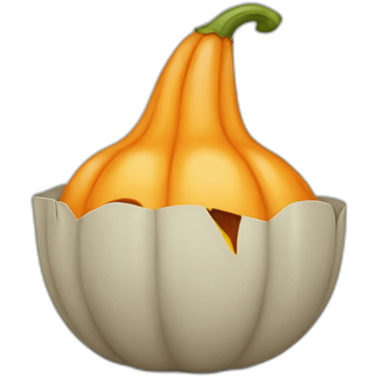 citrouille qui pleure emoji