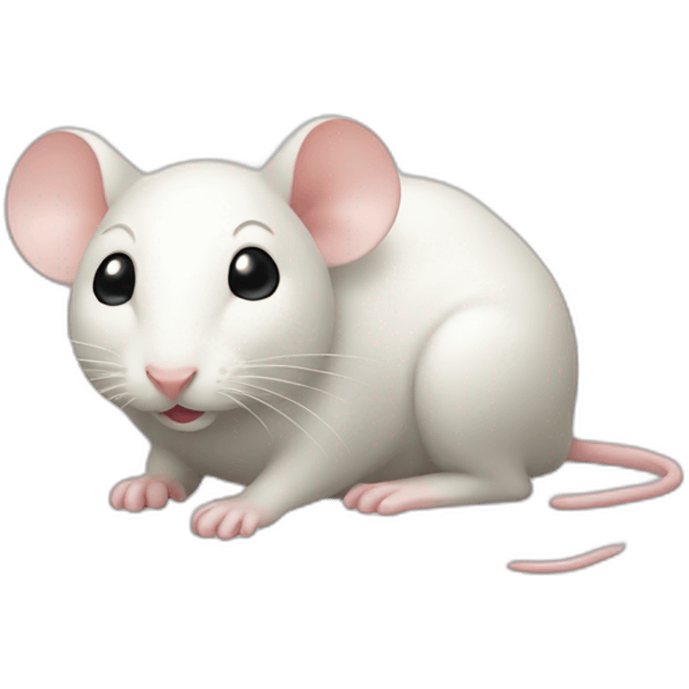 side white mouse emoji