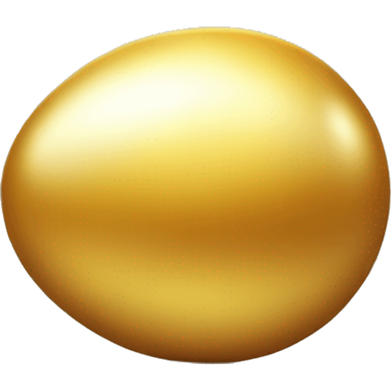 Shiny golden egg  emoji