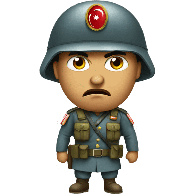 angry Turkish soldier emoji