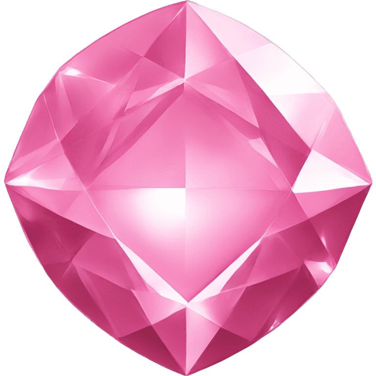 Pink diamond emoji