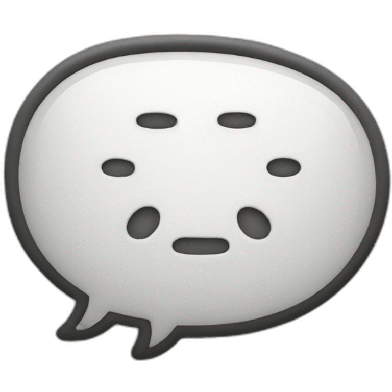 text bubble emoji