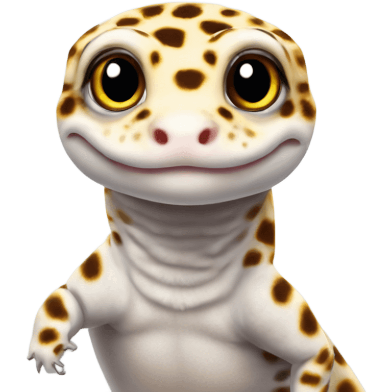 leopard gecko White emoji