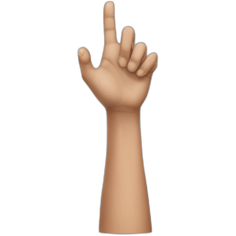 Hand up boy position emoji