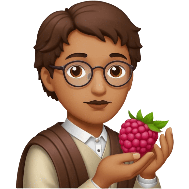 Philosopher raspberry emoji