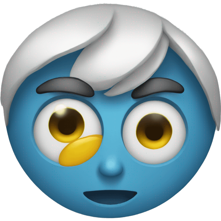 Œil bleu  emoji