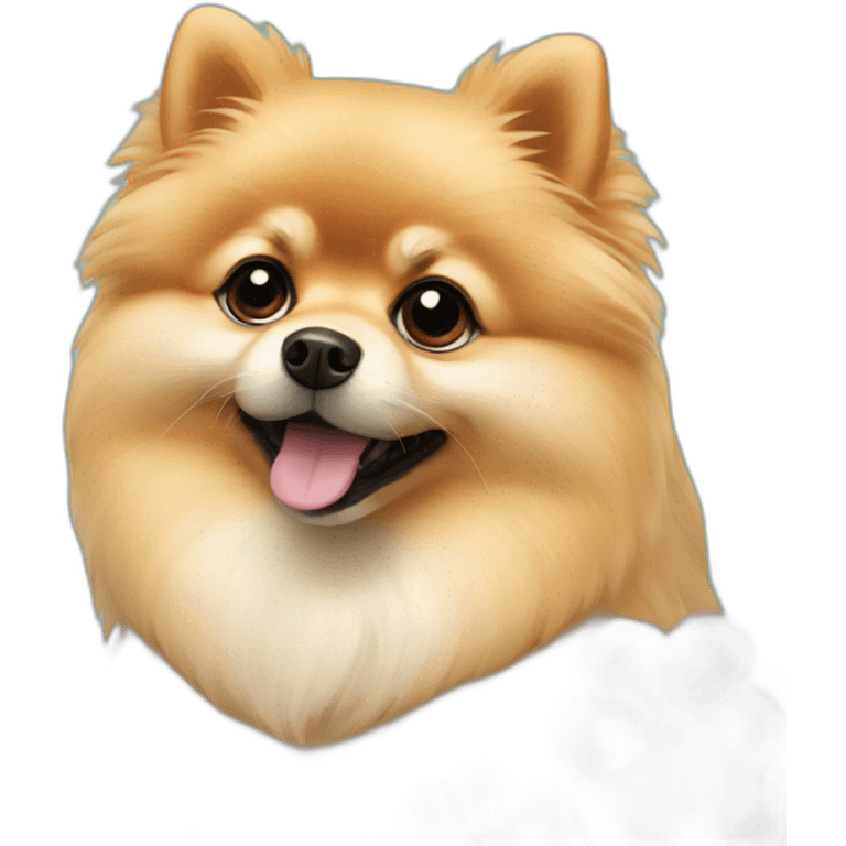 pomeranian-love emoji