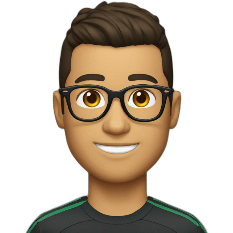 Cr7 glasses emoji