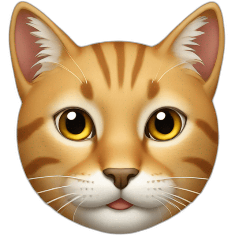 a cat with horse head emoji