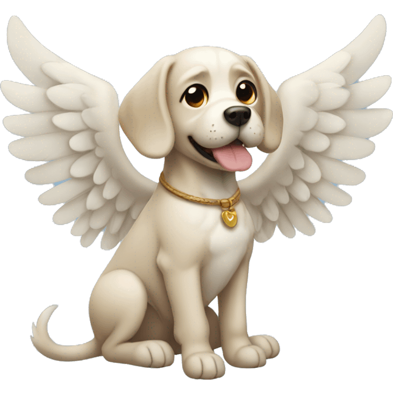 Dog with wings emoji