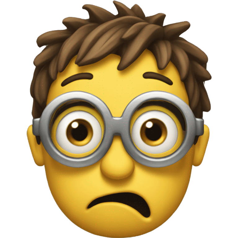 Shocked begging minion emoji