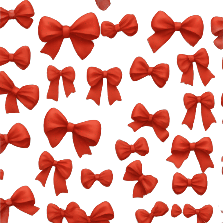 Red bow emoji