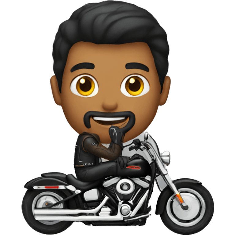 harley biker emoji