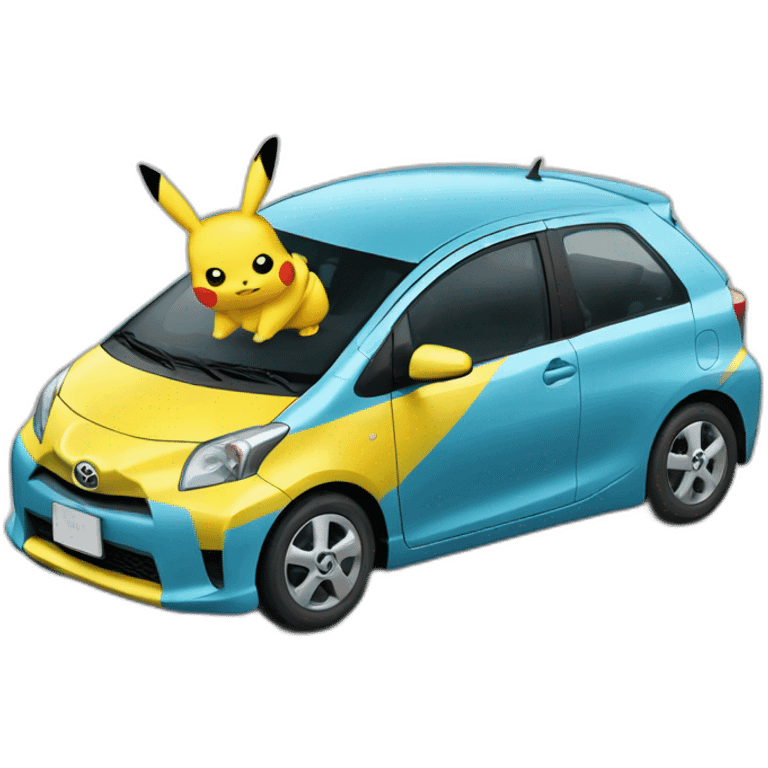 Toyota Aigo pikachu emoji