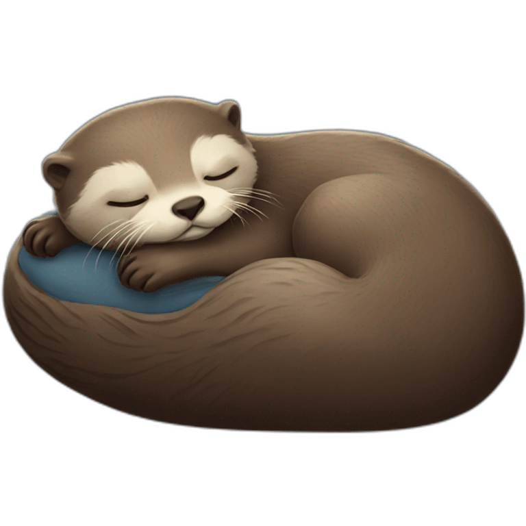 Otter sleep emoji