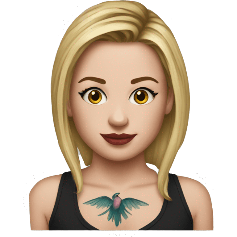 Ellie Williams tattoo emoji