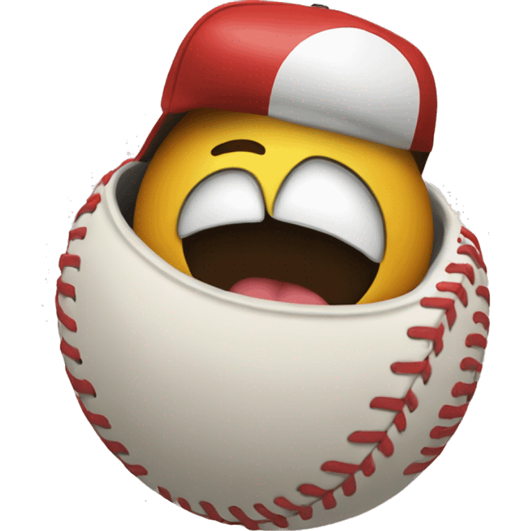 wiggly baseball emoji