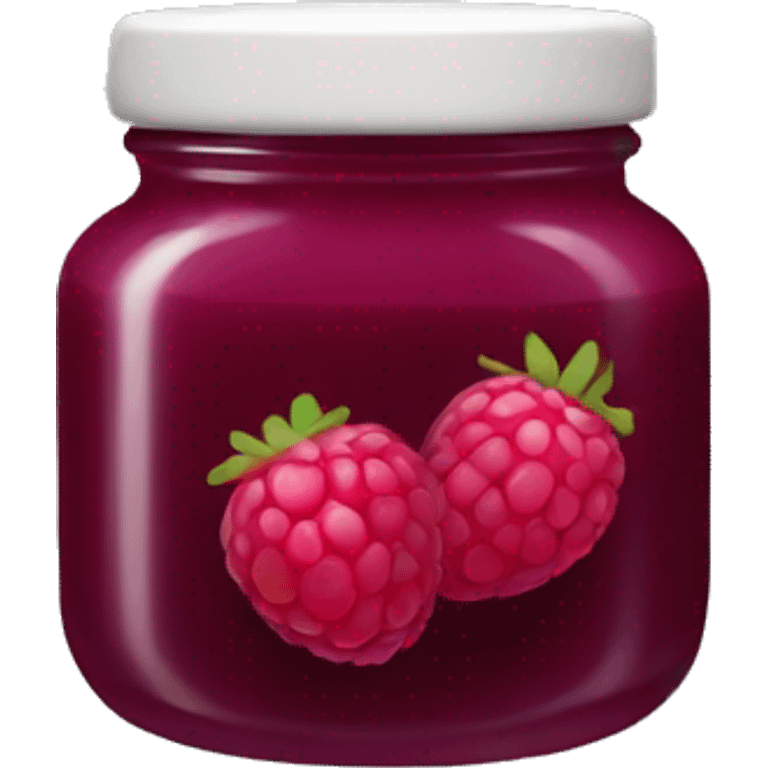 Raspberry jam emoji