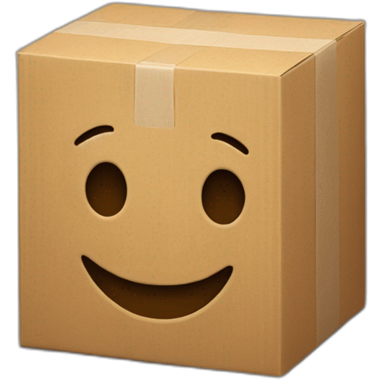 box with smile emoji