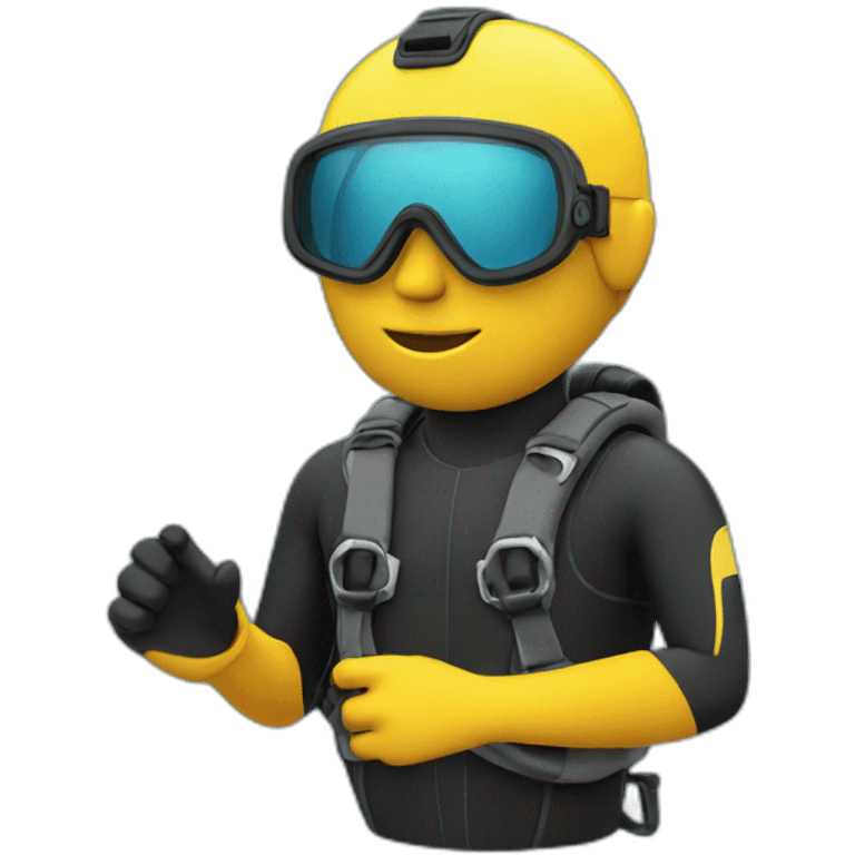 Swimming Scuba diver emoji