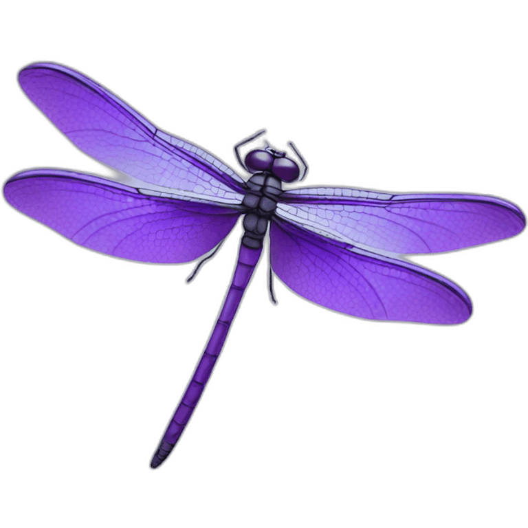 purple dragonfly emoji