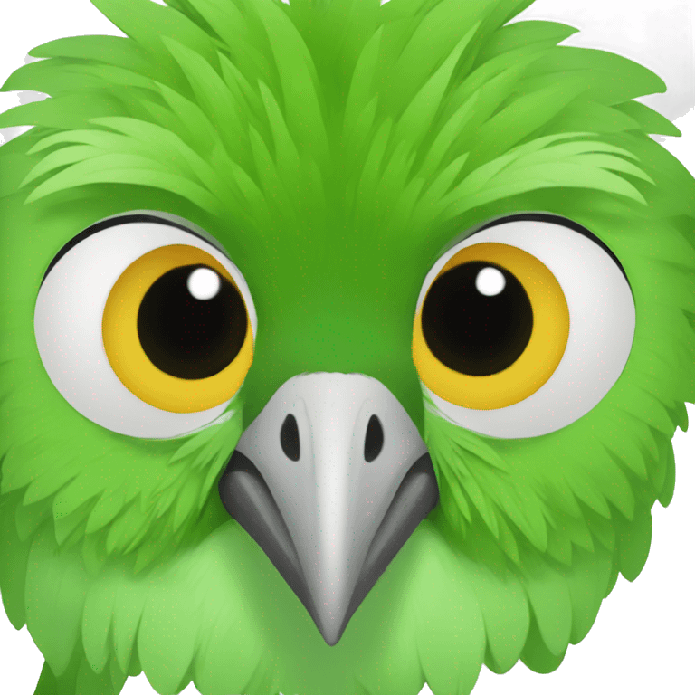 agapornis verde emoji