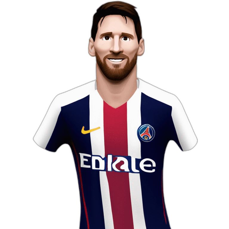 Lionel Messi psg emoji