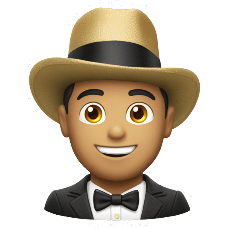  Cristiano Ronaldo with tophat emoji