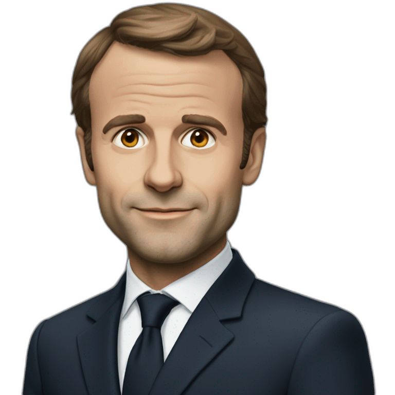 Macron realiste emoji