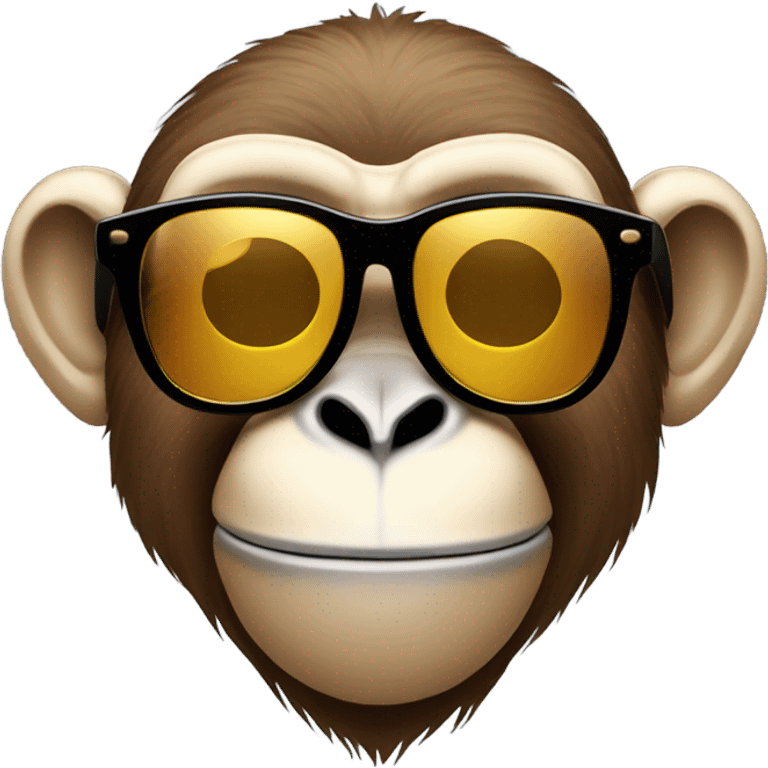 monkey with sunglasses emoji