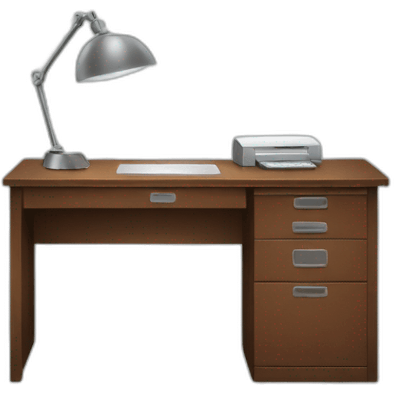 Office desk emoji