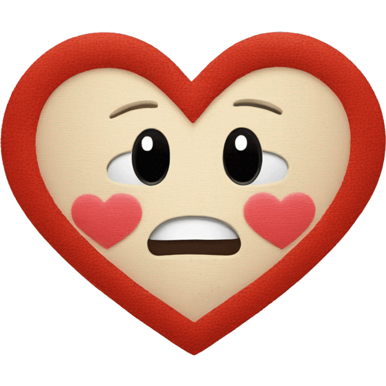 Heart with text I love you emoji