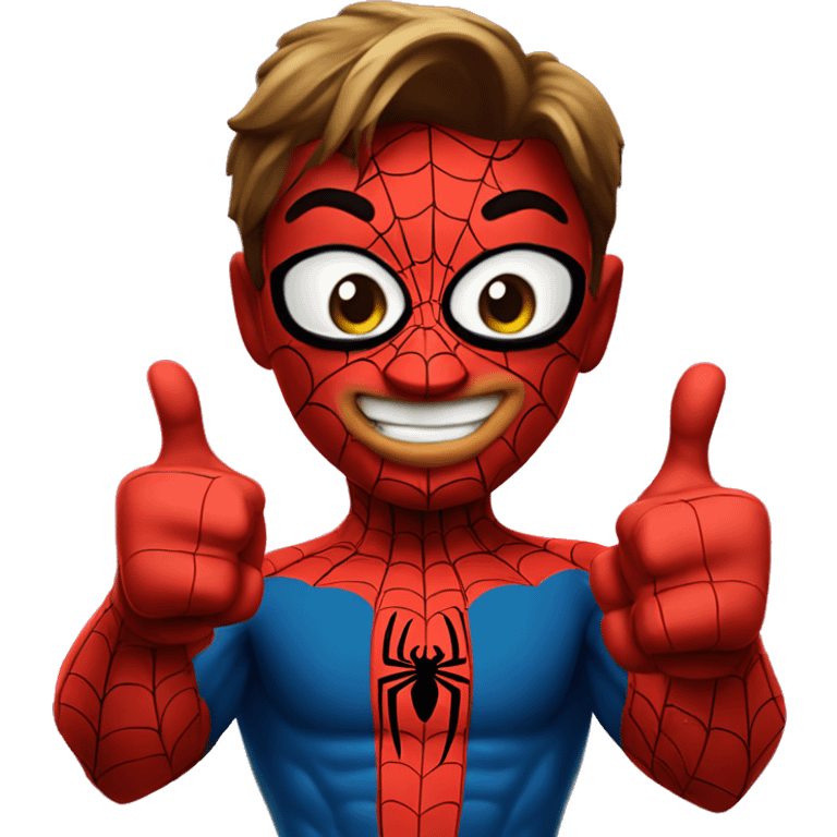 spider-man giving a thumbs up emoji