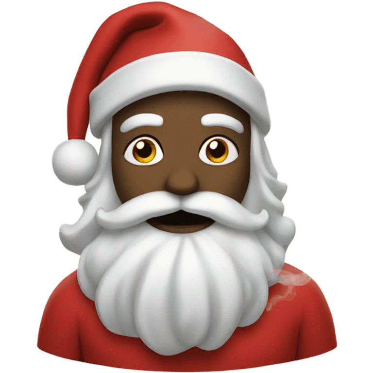 Santa smoke emoji