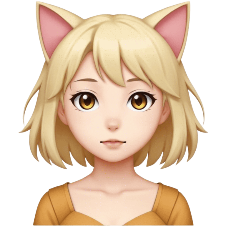 Anime, Vtuber, catgirl emoji