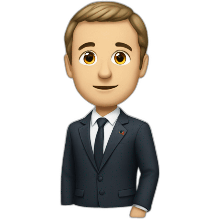 Macron à l'ecole emoji