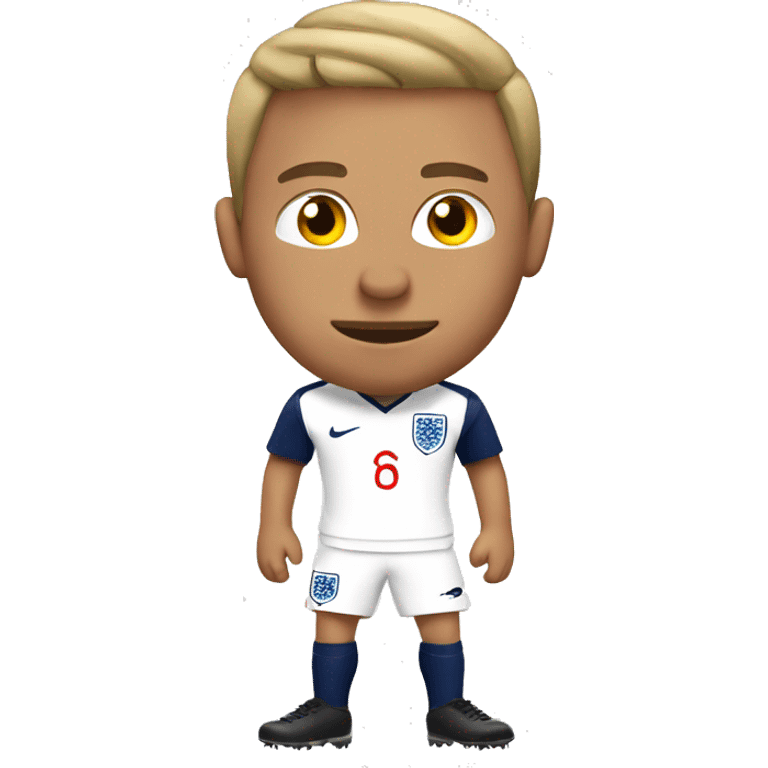 England football player on the wc emoji