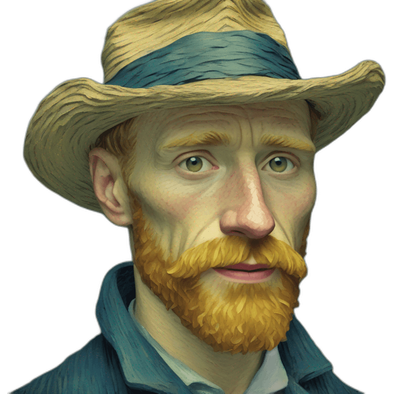 van gogh sorride emoji