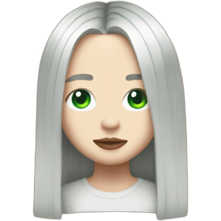 Billie Eilish on the stage emoji