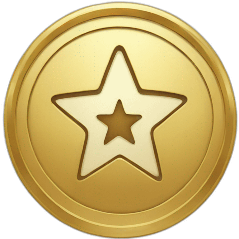 round-coin-with-star-inside emoji