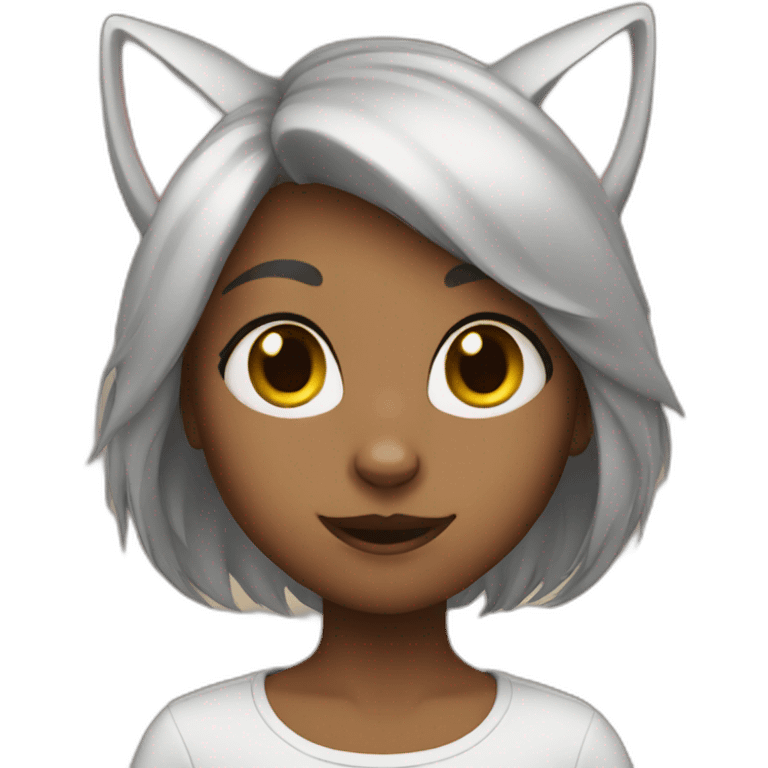 cat girl emoji