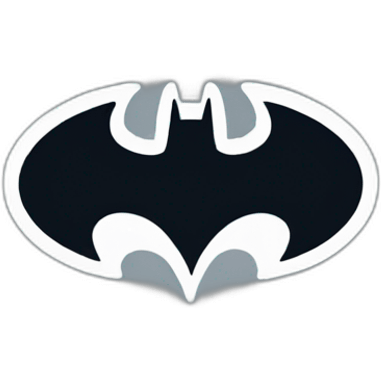 Batman logo emoji