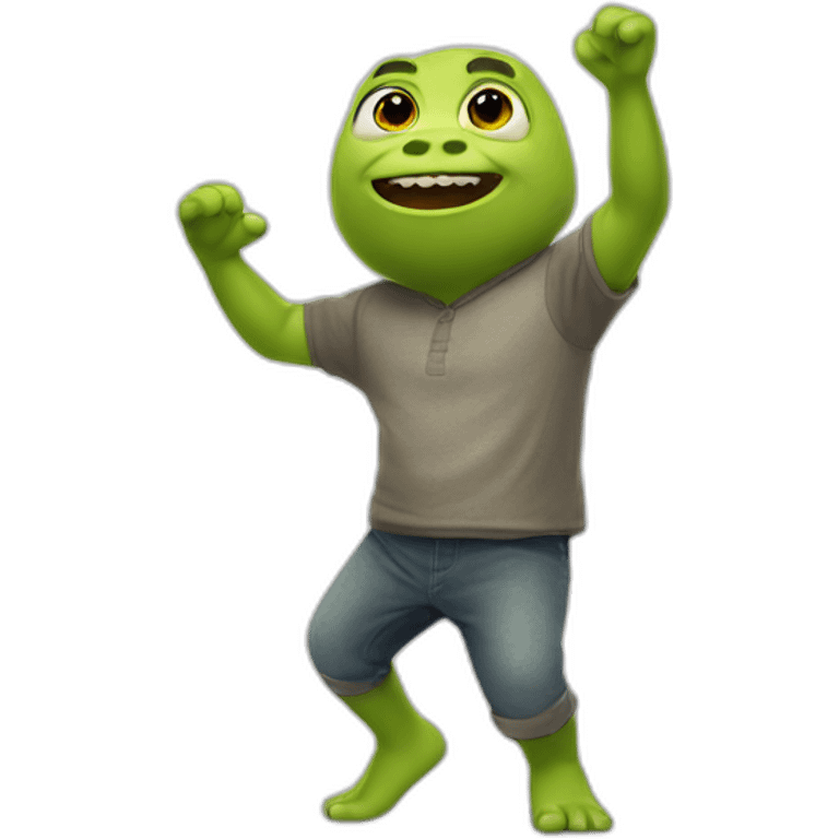 Sherk qui dab emoji