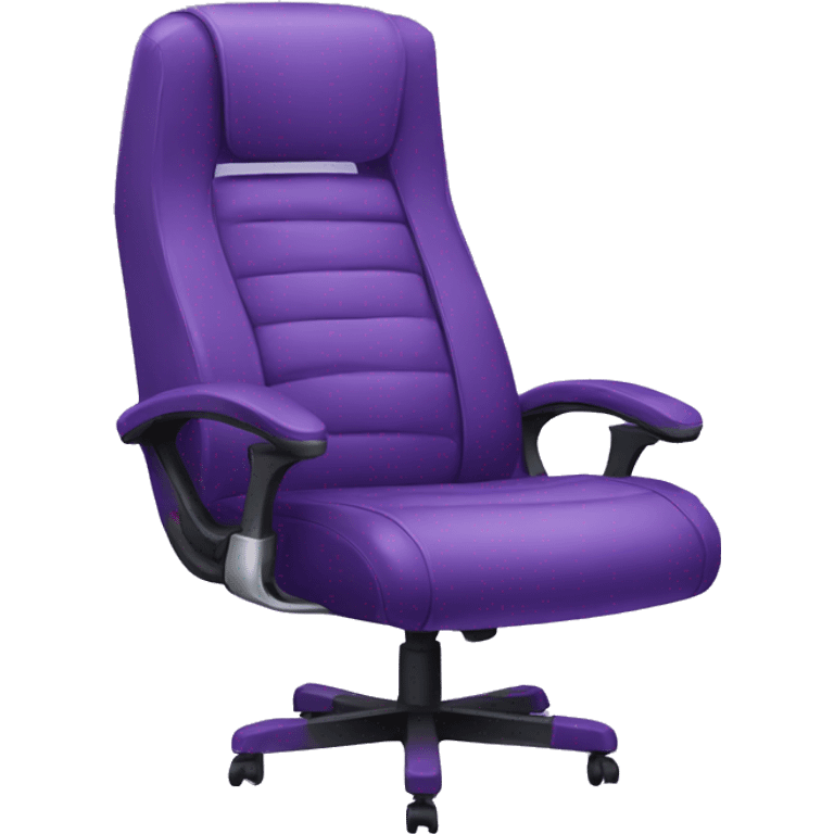 Purple gaming chair emoji