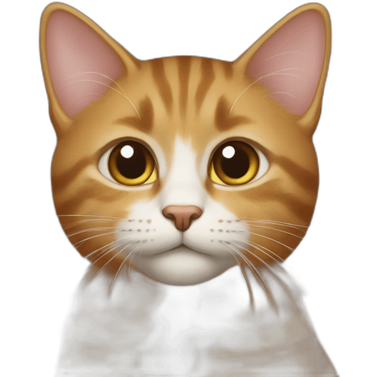 een bruine kat emoji