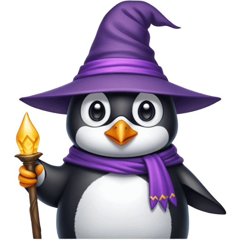 Penguin Wizard emoji