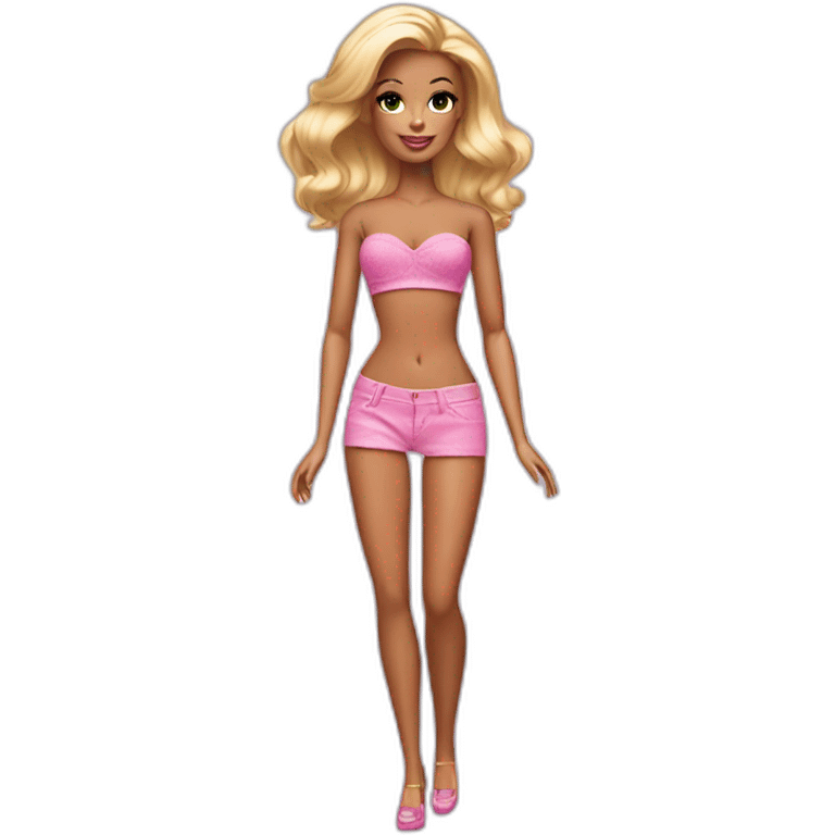 undressed barbie emoji