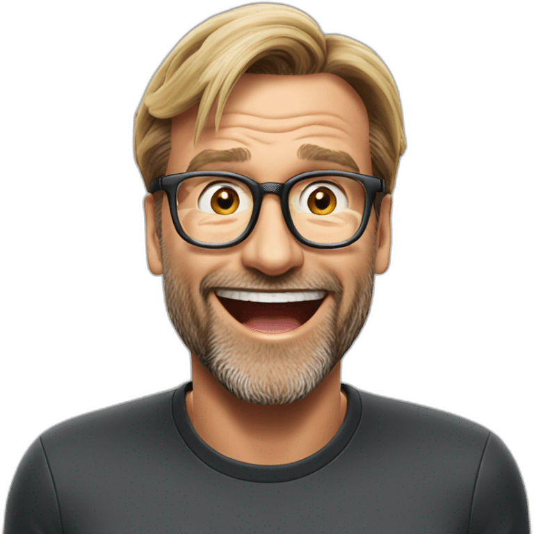 Jurgen Klopp celebrating emoji